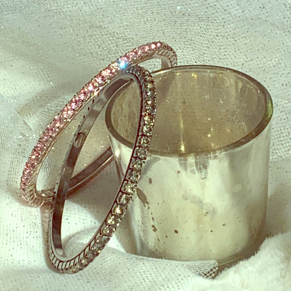 Vintage Givenchy Swarovski Crystal Bangles